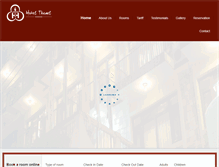 Tablet Screenshot of hotelthamel.com